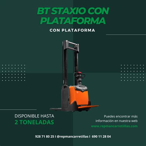 Bt Staxio Con Plataforma Repman Carretillas S L