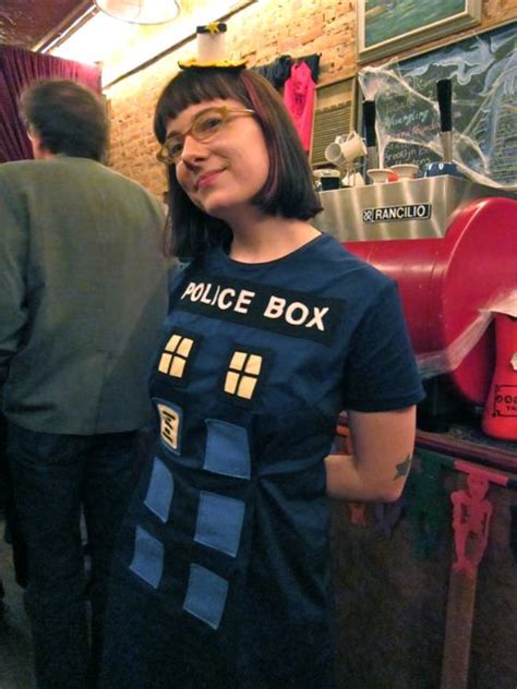 TARDIS Dress Halloween Costume | Red-Handled Scissors