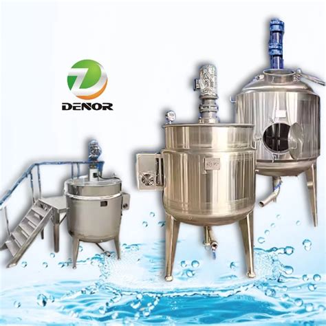 100l 200l 300l Electric Stainless Steel Jacketed Mixing Tank With