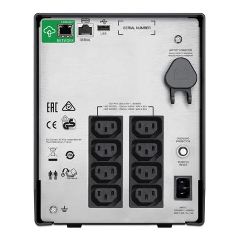 APC Smart UPS 1kVA Tower SmartConnect Port ExcelDisc