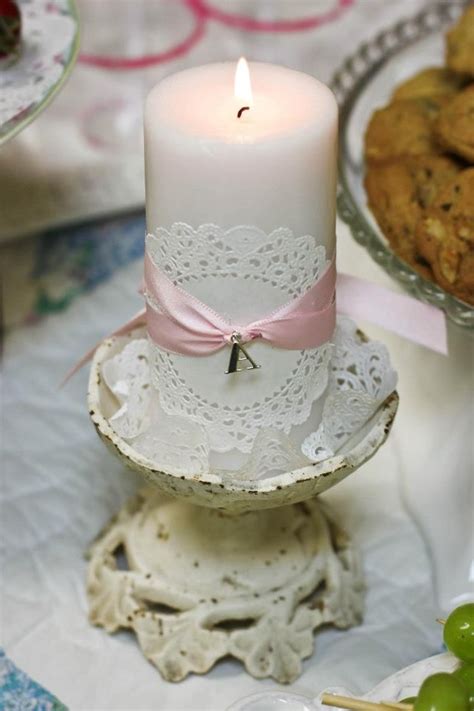 My Shabby Chic Shower Light A Candle Shabby Chic Baby Shower Candles