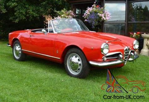 1963 Alfa Romeo Giulia 101 Series 1600 Spider