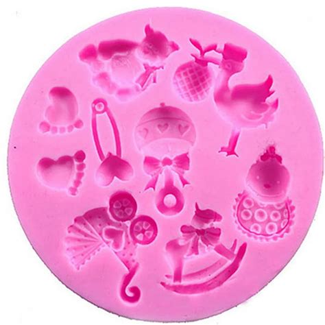 Fondant Silicone Mold Dry Pace Cake Mold Pearl Flower Pattern Silicon