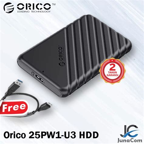 Jual Orico HDD Enclosure 25PW1 U3 SSD 2 5 USB 3 0 SATA III BLACK