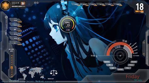 Rainmeter Skin 111497rainmeter Skin Anime 22058 Hot Sex Picture