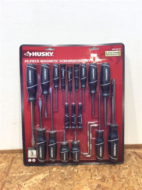 Husky Piece Magnetic Screwdriver Set Goods Others Stock S