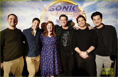 Jim Carrey & James Marsden Step Out For 'Sonic The Hedgehog' Press ...