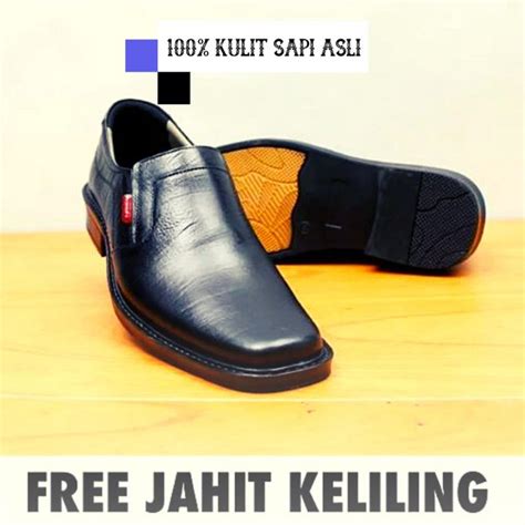 Jual SEPATU PANTOPEL FORMAL KULIT ASLI GENUINE LEATHER Di Lapak