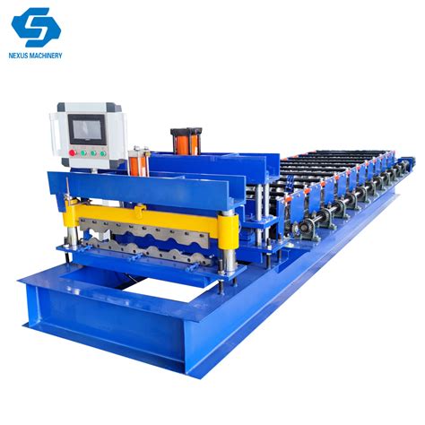 Step Tile Sheet Roll Forming Machine 6 Ribs Round Glazed Roof Tile Roll