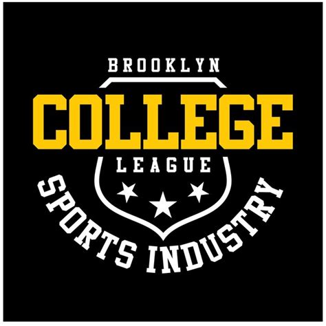 Premium Vector | Vintage brooklyn college league typography design premium vector