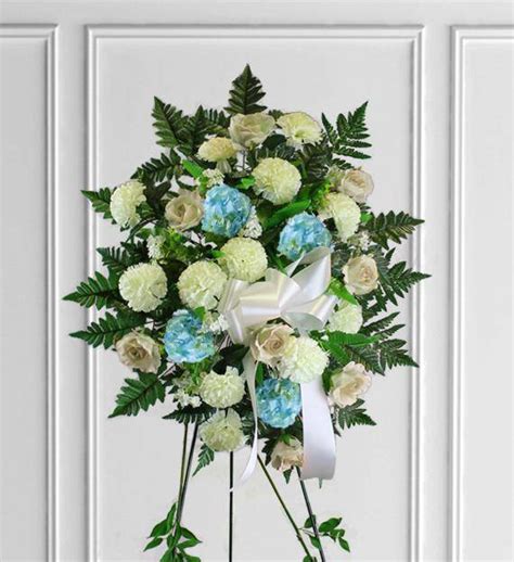 Blue Sympathy Spray Avas Flowers