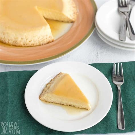 Creamy Low Carb Keto Flan Sugar Free Low Carb Yum