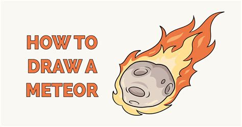 How To Draw A Meteor Really Easy Drawing Tutorial