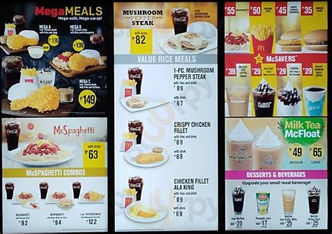 Mcdonalds Menù Quezon City Main Menu Sluurpy