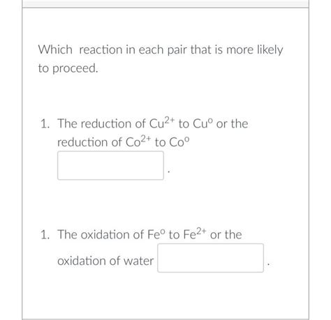 Solved Explain Why Iron Rusts Oxidizes In The Presence Of Chegg