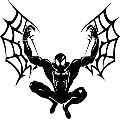 Ilustración De Tatuaje De Spiderman 12 Vector Premium