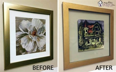 DIY Floating Glass Frame (make from ANY picture frame)