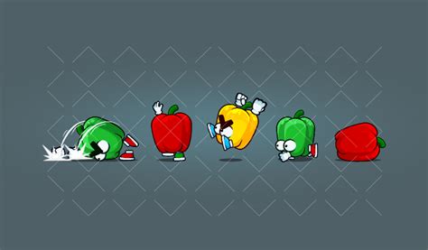 Pepper characters - Game Asset Packs