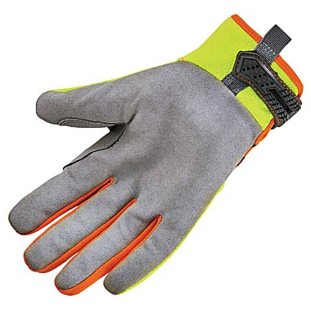 Ergodyne Proflex Standard Utility Gloves Large Lime Office Depot