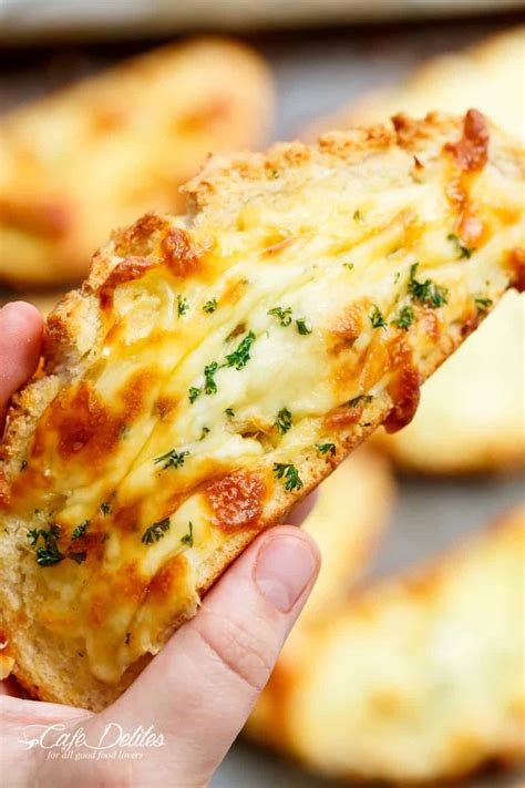 Individual Garlic Cheese Breads Single Serve Recipe Cafe Delites