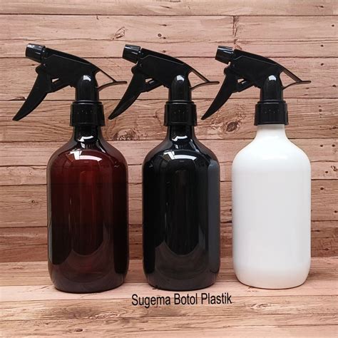 Jual Botol Spray Ml Pet Tebal Warna Tutup Hitam Botol Kispray Big