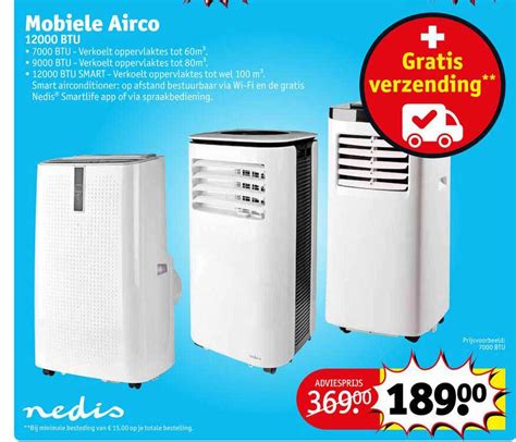 Nedis Mobiele Airo Btu Aanbieding Bij Kruidvat Folders Nl