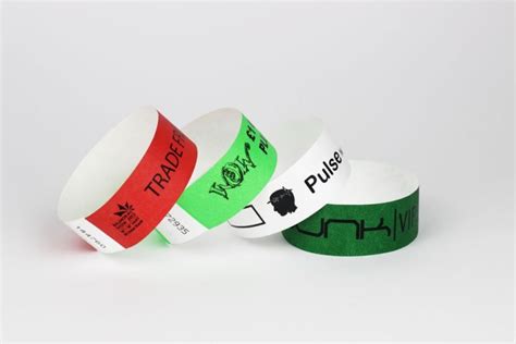 Plain Litter Free Tyvek Wristbands The Wristband Company