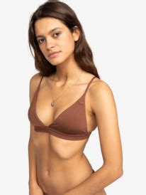 Silky Island Top De Bikini De Tri Ngulo Para Mujer Roxy