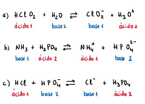 Ejercicios Resueltos Cidos Y Bases Bronsted Lowry F Sica Qu Mica