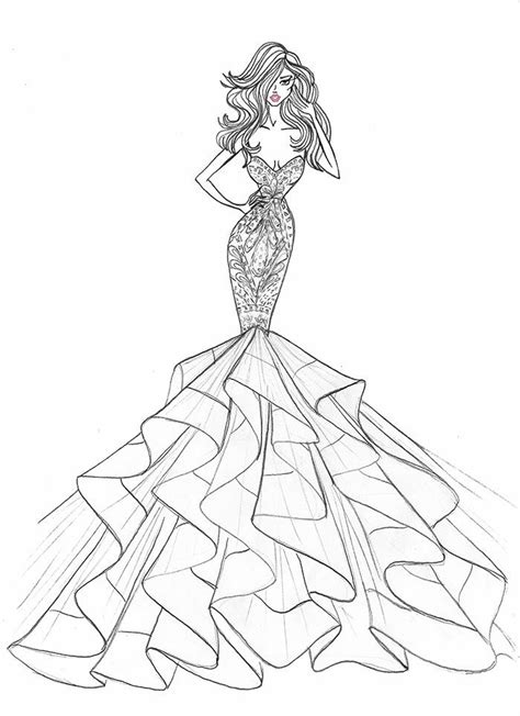 The Wedding Suite Fashion Illustration Dresses Fashion Illustration Sketches Dresses Fashion