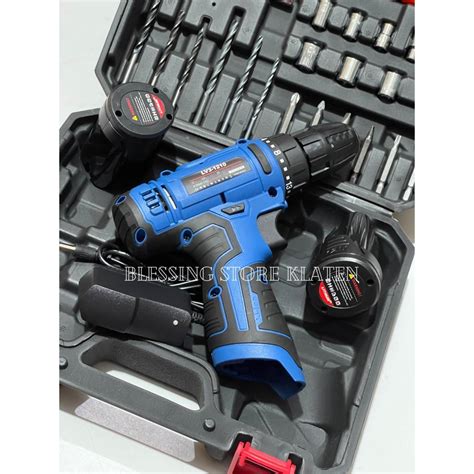 Jual CORDLESS DRILL 2 BATERAI EDON LV3 12V CORDLESS DRILL EDON LV3