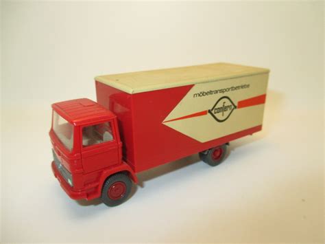 Wiking Mercedes Benz Kasten Lkw Confern Hoher Koffer Schub