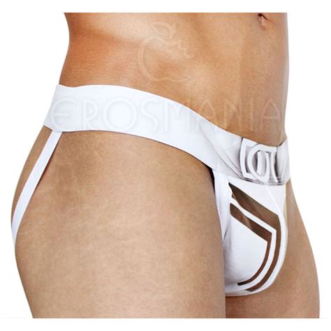 Jockstrap Fetiche Tapa Sexo Branco Sex Shop Erosmania