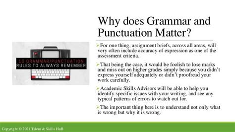 How To Develop Grammar And Punctuation Skills