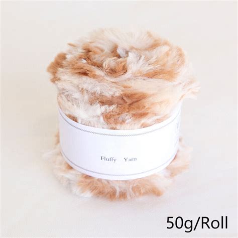 50g Faux Fur Mink Wool Luxe Fur Effect Super Soft Fluffy Chunky