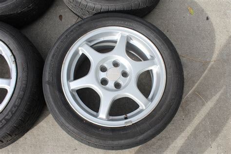 1998 2001 Subaru Impreza 25 Rs Gc8 6 Spoke 16x7 55 Wheels And Tires 5×