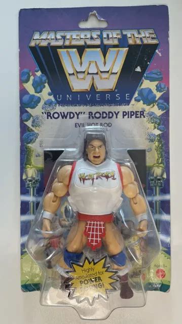 MASTERS OF THE WWE Universe Rowdy Roddy Piper 36 37 PicClick UK