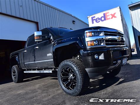 2019 Chevrolet Silverado 3500 Hd 20x10 Fuel Offroad Wheels 35x125r20 Nitto Tires Bds