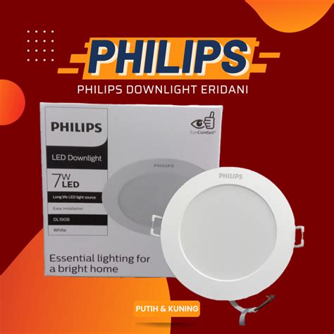 Jual Lampu Downlight Led Philips Eridani Dl B G W W Watt Watt