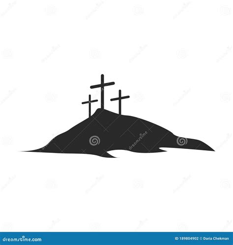 The Icon Of Calvary Symbol Stock Illustration Illustration Of Faith