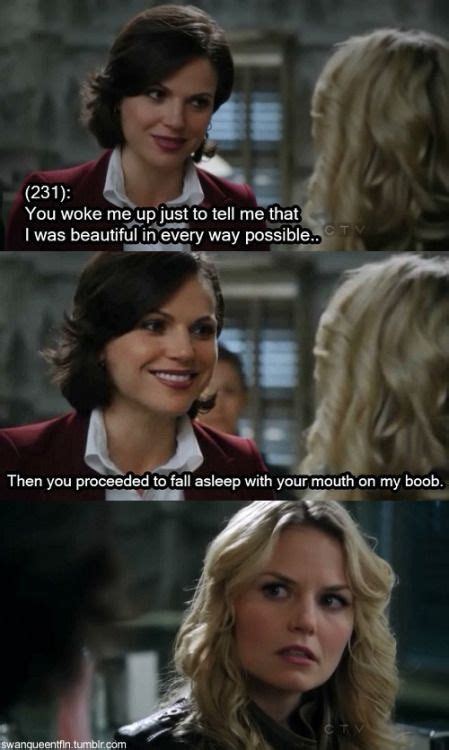 Pin On Swan Queen In Swan Queen Once Upon A Time Funny Regina