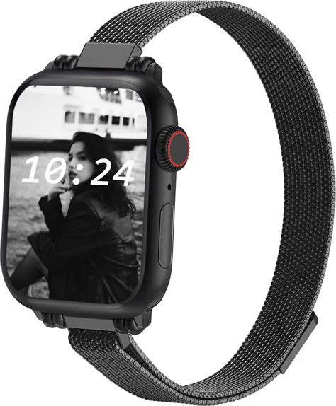 Metal Magnetic Strap Compatible With Apple Watch Bands 38mm 40mm 41mm 42mm 44mm 45mm