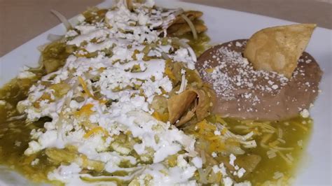 Chilaquiles Verdes Con Pollo Youtube