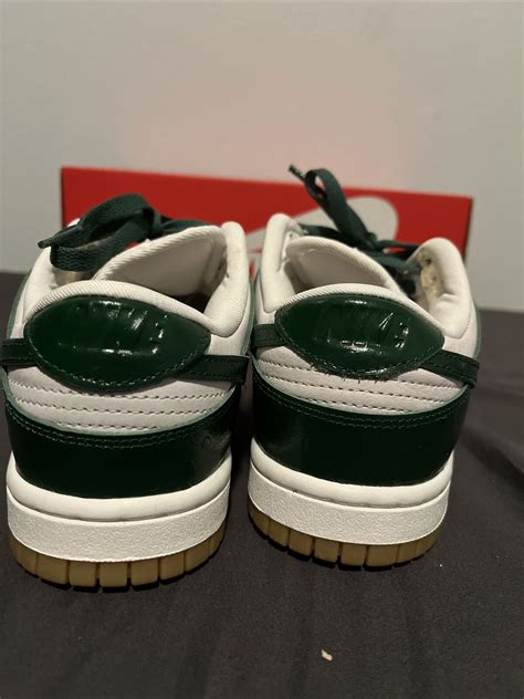 Womens Nike Dunk Low Phantom Gorge Green Sail Size In Womens Fj