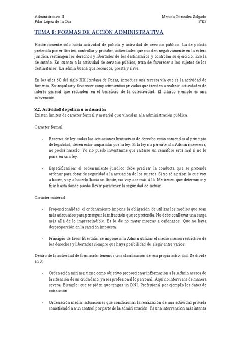 TEMA 8 admin Pilar López de la Osa 3ºE TEMA 8 FORMAS DE ACCIÓN