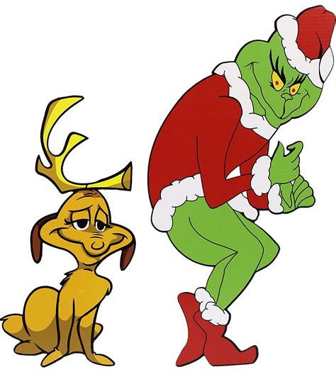 Grinch and Max Clipart for Christmas