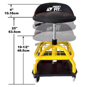 Amazon Freekyfit Rolling Shop Stool For Garage With Casters Do