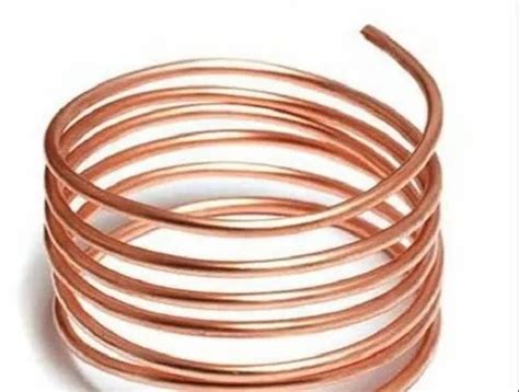 Polished Copper Tubing Coils Round Head Rs Kg Lyon Copper