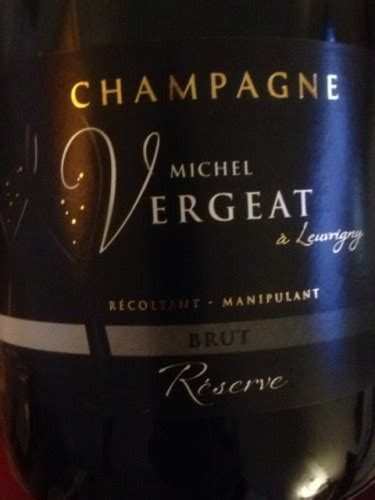 Michel Vergeat Reserve Brut Champagne Vivino Us