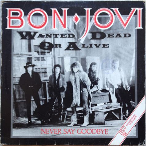 Bon Jovi Wanted Dead Or Alive 1987 Vinyl Discogs